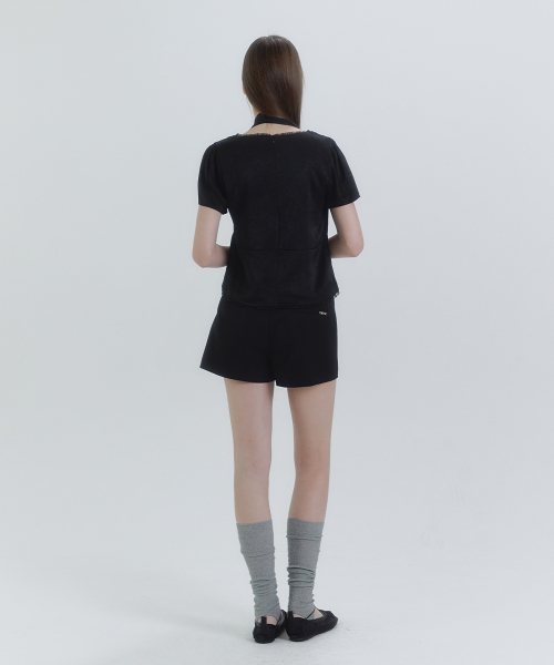 MICANE(ミケーネ)の「アンジェルスリンクルタイブラウス(シャツ/ブラウス・レディース・Cream/ブラック・SMALL/MEDIUM/LARGE/X-LARGE)」の11枚目の写真