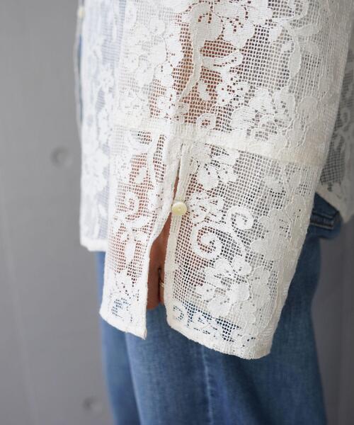 YENN(イエン)の「YENN(イエン)PORTABLE LACE HOODIE(シャツ/ブラウス・レディース・ブラック/ホワイト・F)」の13枚目の写真