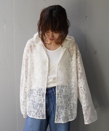 YENN（イエン）の「YENN（イエン）PORTABLE LACE HOODIE（シャツ/ブラウス）」