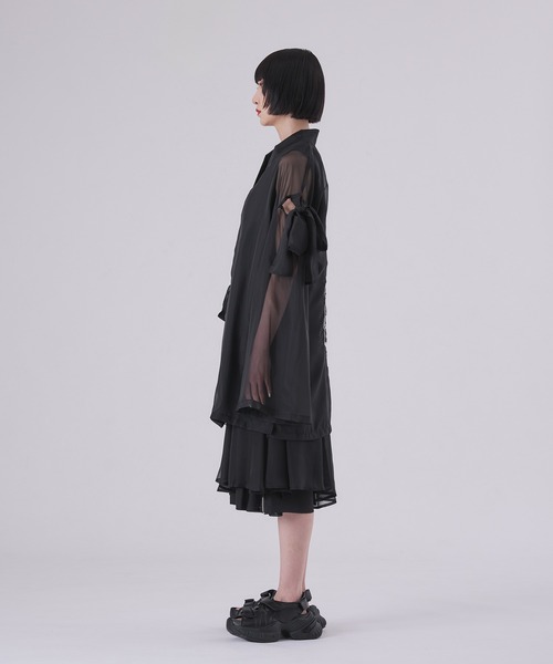 狐独(コドク)の「シアーレイヤードハーフパンツ/SETUP対応(その他パンツ・メンズ・ブラック・LARGE/MEDIUM/SMALL)」の13枚目の写真