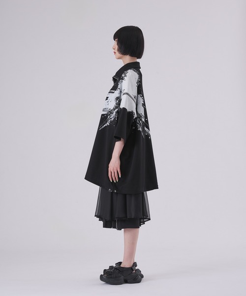 狐独(コドク)の「シアーレイヤードハーフパンツ/SETUP対応(その他パンツ・メンズ・ブラック・LARGE/MEDIUM/SMALL)」の16枚目の写真