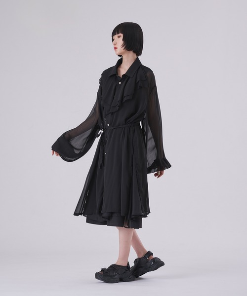 狐独(コドク)の「シアーレイヤードハーフパンツ/SETUP対応(その他パンツ・メンズ・ブラック・LARGE/MEDIUM/SMALL)」の19枚目の写真