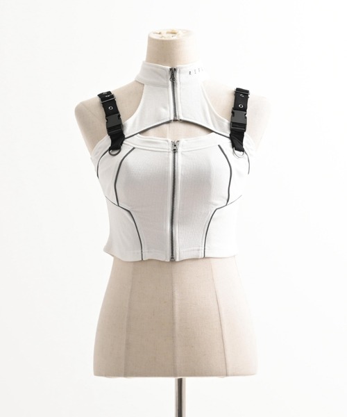REFLEM INDUSTRY(レフレムインダストリー)の「『REFLEM INDUSTRY/レフレム インダストリー』CORE UNIT TOP/タクティカルビスチェ(その他トップス・レディース・ブラック/ホワイト・S/M)」の20枚目の写真