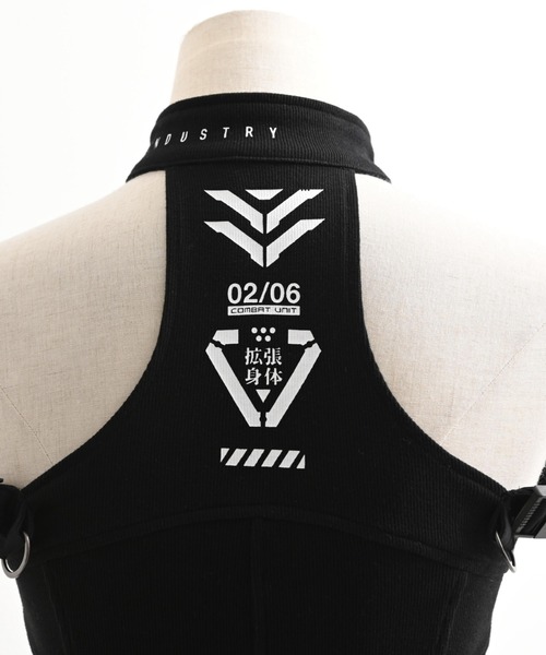 REFLEM INDUSTRY(レフレムインダストリー)の「『REFLEM INDUSTRY/レフレム インダストリー』CORE UNIT TOP/タクティカルビスチェ(その他トップス・レディース・ブラック/ホワイト・S/M)」の18枚目の写真