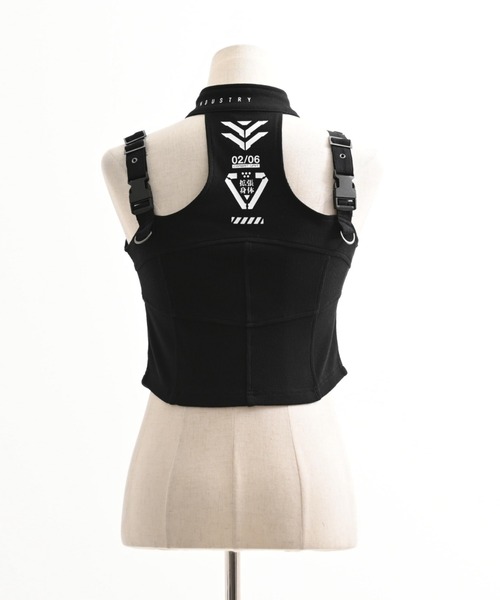 REFLEM INDUSTRY(レフレムインダストリー)の「『REFLEM INDUSTRY/レフレム インダストリー』CORE UNIT TOP/タクティカルビスチェ(その他トップス・レディース・ブラック/ホワイト・S/M)」の14枚目の写真
