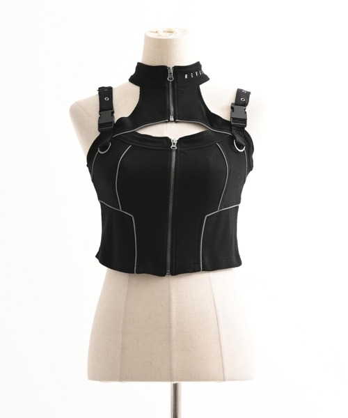 REFLEM INDUSTRY(レフレムインダストリー)の「『REFLEM INDUSTRY/レフレム インダストリー』CORE UNIT TOP/タクティカルビスチェ(その他トップス・レディース・ブラック/ホワイト・S/M)」の11枚目の写真