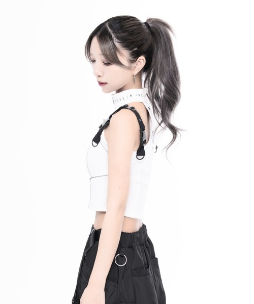 REFLEM INDUSTRY(レフレムインダストリー)の「『REFLEM INDUSTRY/レフレム インダストリー』CORE UNIT TOP/タクティカルビスチェ(その他トップス・レディース・ブラック/ホワイト・S/M)」の8枚目の写真