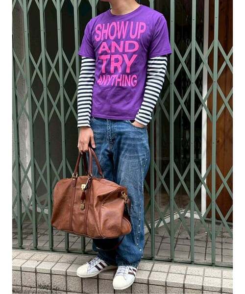 Oriens JOURNAL STANDARD（オリエンス ジャーナルスタンダード）の「《追加2》SHOW UP プリントTEE（Tシャツ/カットソー・レディース・パープル/イエロー・MEDIUM/SMALL）」の13枚目の写真