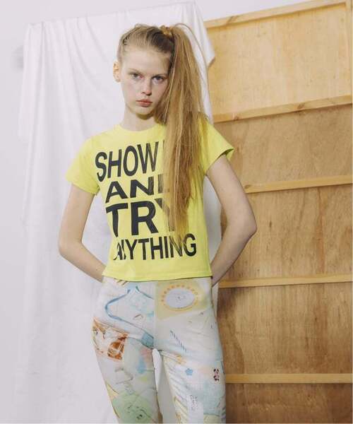 Oriens JOURNAL STANDARD（オリエンス ジャーナルスタンダード）の「《追加2》SHOW UP プリントTEE（Tシャツ/カットソー・レディース・パープル/イエロー・MEDIUM/SMALL）」の17枚目の写真