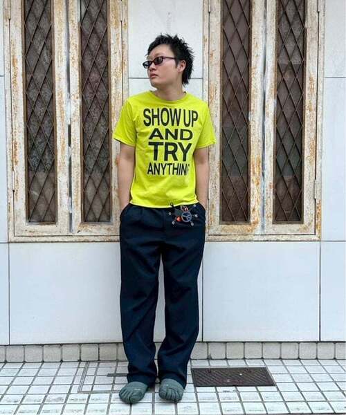 Oriens JOURNAL STANDARD（オリエンス ジャーナルスタンダード）の「《追加2》SHOW UP プリントTEE（Tシャツ/カットソー・レディース・パープル/イエロー・MEDIUM/SMALL）」の22枚目の写真