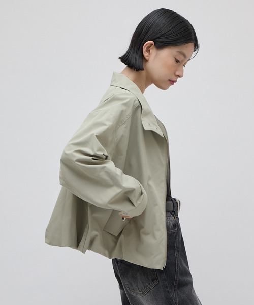 Lui's(ルイス)の「スタンドZIPブルゾン 26aw(ブルゾン・レディース・カーキ/ブラック・FREE)」の5枚目の写真