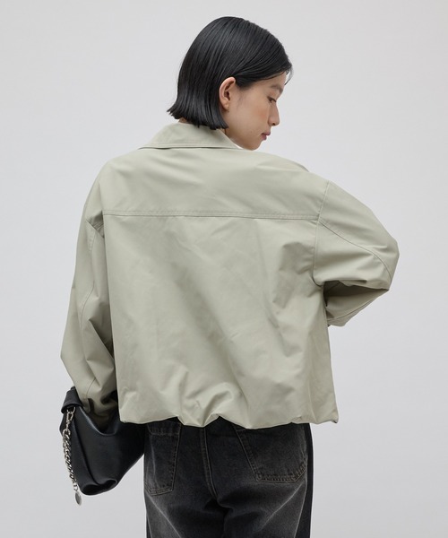 Lui's(ルイス)の「スタンドZIPブルゾン 26aw(ブルゾン・レディース・カーキ/ブラック・FREE)」の6枚目の写真