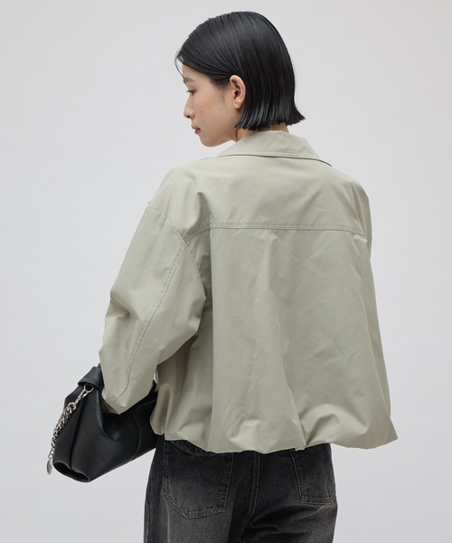 Lui's(ルイス)の「スタンドZIPブルゾン 26aw(ブルゾン・レディース・カーキ/ブラック・FREE)」の7枚目の写真