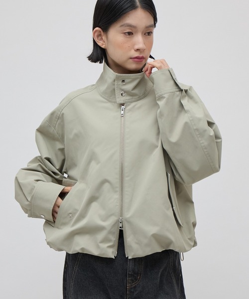 Lui's(ルイス)の「スタンドZIPブルゾン 26aw(ブルゾン・レディース・カーキ/ブラック・FREE)」の8枚目の写真