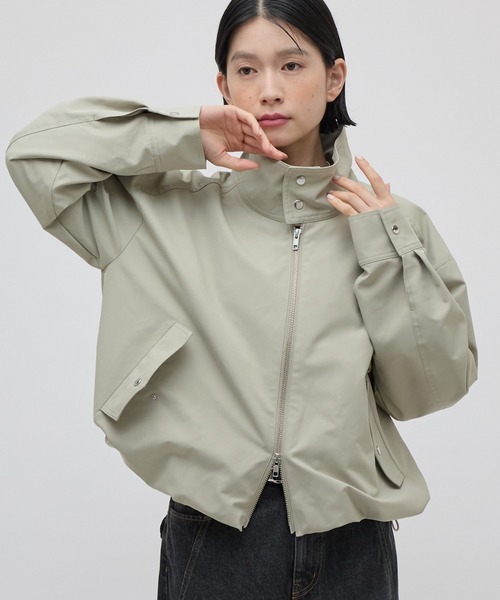 Lui's(ルイス)の「スタンドZIPブルゾン 26aw(ブルゾン・レディース・カーキ/ブラック・FREE)」の10枚目の写真