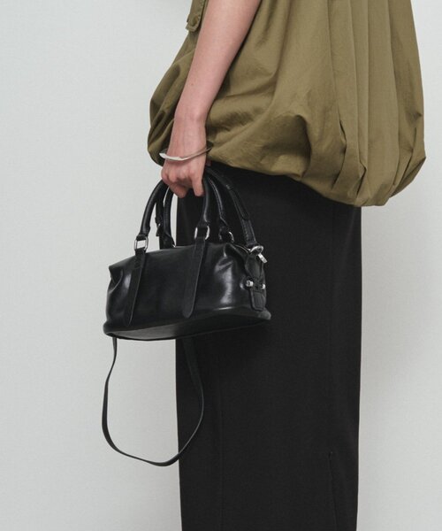 GALENA（LOUNGEDRESS）（ガレナ）の「【GALENA/ガレナ】2WAYミニボストンバッグ（ボストンバッグ・レディース・ブラック/ブラウン・FREE）」の4枚目の写真