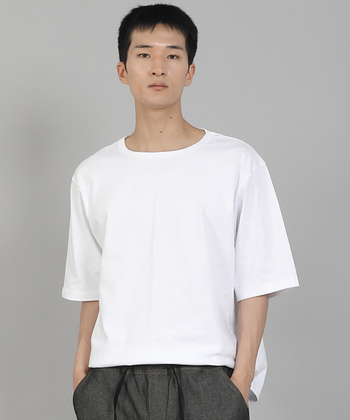 SAINTCREW（セントクルー）の「無地Rネック16sコットン5部半袖TシャツR-8A02ホワイト（Tシャツ/カットソー・メンズ・その他・LARGE/MEDIUM/XX-LARGE/XXX-LARGE/XXXX-LARGE/X-LARGE）」の13枚目の写真