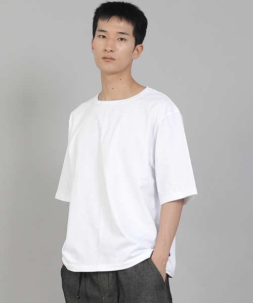 SAINTCREW（セントクルー）の「無地Rネック16sコットン5部半袖TシャツR-8A02ホワイト（Tシャツ/カットソー・メンズ・その他・LARGE/MEDIUM/XX-LARGE/XXX-LARGE/XXXX-LARGE/X-LARGE）」の11枚目の写真