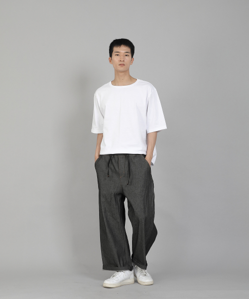 SAINTCREW（セントクルー）の「無地Rネック16sコットン5部半袖TシャツR-8A02ホワイト（Tシャツ/カットソー・メンズ・その他・LARGE/MEDIUM/XX-LARGE/XXX-LARGE/XXXX-LARGE/X-LARGE）」の9枚目の写真
