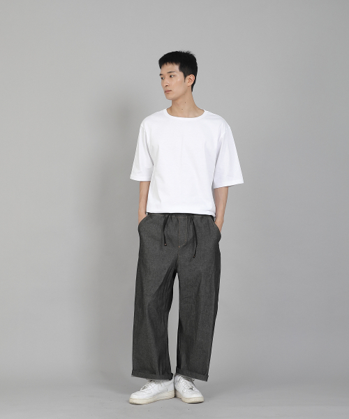 SAINTCREW（セントクルー）の「無地Rネック16sコットン5部半袖TシャツR-8A02ホワイト（Tシャツ/カットソー・メンズ・その他・LARGE/MEDIUM/XX-LARGE/XXX-LARGE/XXXX-LARGE/X-LARGE）」の8枚目の写真