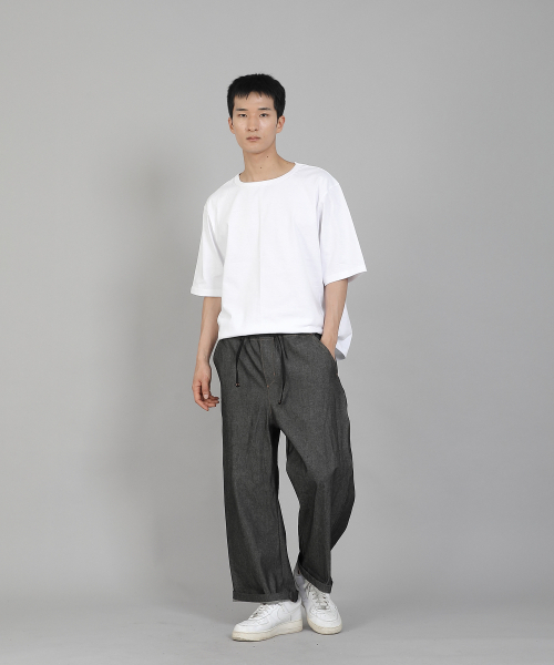 SAINTCREW（セントクルー）の「無地Rネック16sコットン5部半袖TシャツR-8A02ホワイト（Tシャツ/カットソー・メンズ・その他・LARGE/MEDIUM/XX-LARGE/XXX-LARGE/XXXX-LARGE/X-LARGE）」の7枚目の写真