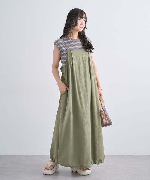 Green Parks(グリーンパークス)の「マルチボーダーフレンチプルオーバー(Tシャツ/カットソー・レディース・グレー/サックスブルー/ホワイト系その他2・FREE)」の22枚目の写真