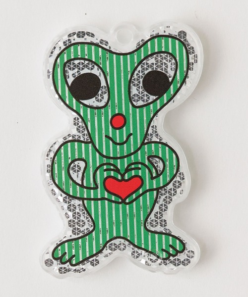 Detail(ディテール)の「DETAIL/ディティール MIDORI KOMATSU: Cheeky Cat / ALIEN Reflector チーキー キャット / エイリアン リフレクター 猫 宇宙人 反射板 キーホルダー キーチャーム 2026年 夏(キーホルダー・メンズ・オレンジ・FREE)」の4枚目の写真