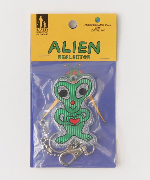 Detail(ディテール)の「DETAIL/ディティール MIDORI KOMATSU: Cheeky Cat / ALIEN Reflector チーキー キャット / エイリアン リフレクター 猫 宇宙人 反射板 キーホルダー キーチャーム 2026年 夏(キーホルダー・メンズ・オレンジ・FREE)」の2枚目の写真
