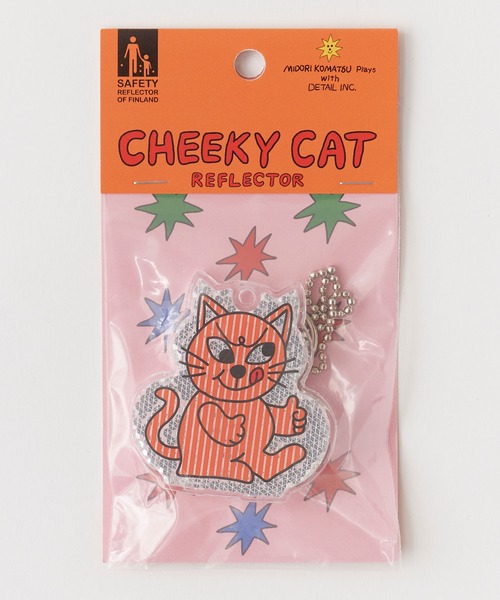 Detail(ディテール)の「DETAIL/ディティール MIDORI KOMATSU: Cheeky Cat / ALIEN Reflector チーキー キャット / エイリアン リフレクター 猫 宇宙人 反射板 キーホルダー キーチャーム 2026年 夏(キーホルダー・メンズ・オレンジ・FREE)」の11枚目の写真