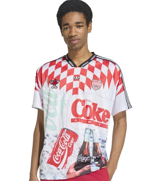 adidas COCA COLA CLASSIC SPORT MASH-UP JERSEY / アディダス コカ