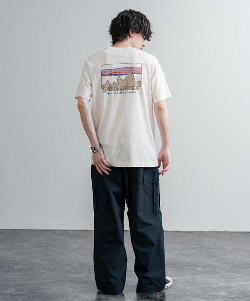 patagonia(パタゴニア)の「Patagonia パタゴニア M’S '73 SKYLINE T SHIRT オーガニックコットンバックプリント半袖Tシャツ(Tシャツ/カットソー・メンズ・ナチュラル/ブラック/ブルー・XL/L/M/S)」の20枚目の写真