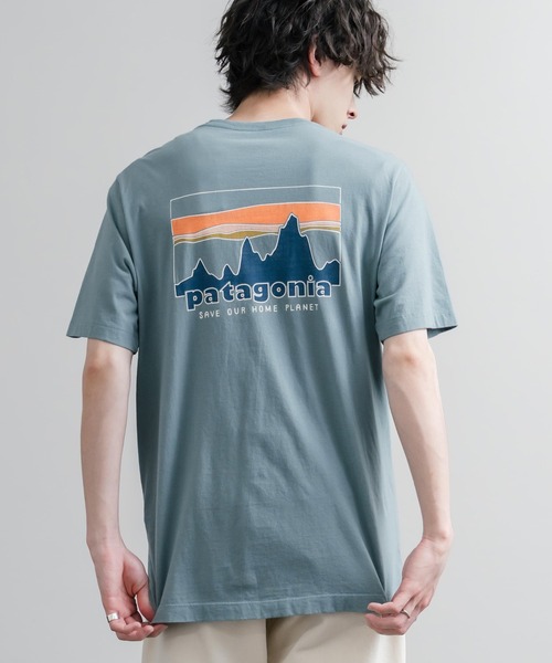 patagonia(パタゴニア)の「Patagonia パタゴニア M’S '73 SKYLINE T SHIRT オーガニックコットンバックプリント半袖Tシャツ(Tシャツ/カットソー・メンズ・ナチュラル/ブラック/ブルー・XL/L/M/S)」の16枚目の写真