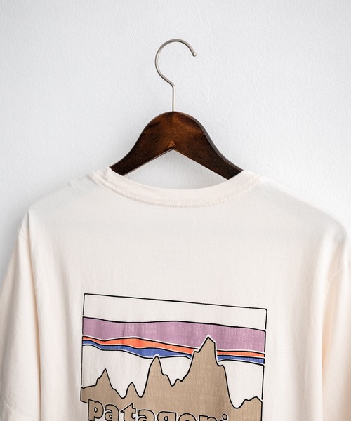 patagonia(パタゴニア)の「Patagonia パタゴニア M’S '73 SKYLINE T SHIRT オーガニックコットンバックプリント半袖Tシャツ(Tシャツ/カットソー・メンズ・ナチュラル/ブラック/ブルー・XL/L/M/S)」の11枚目の写真