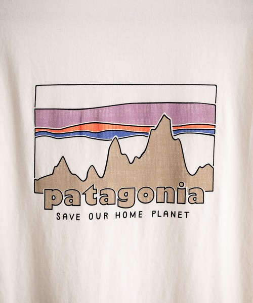 patagonia(パタゴニア)の「Patagonia パタゴニア M’S '73 SKYLINE T SHIRT オーガニックコットンバックプリント半袖Tシャツ(Tシャツ/カットソー・メンズ・ナチュラル/ブラック/ブルー・XL/L/M/S)」の12枚目の写真
