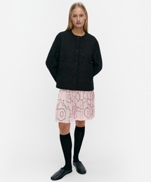 marimekko（マリメッコ）の「【バナー掲載特典付】Kapseli Piirto Unikko    coat（ノーカラーコート）」