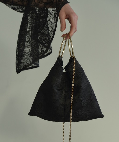 ANDRESD(アンドレスド)の「リングバッグ / Ring Bag(ハンドバッグ・レディース・アイボリー/ブラック・FREE)」の11枚目の写真