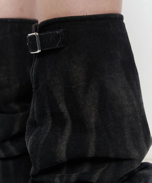 POOLDE(プールデ)の「LIQUID DENIM BOOTS(ブーツ・レディース・ブルー/ブラック・37/38)」の5枚目の写真