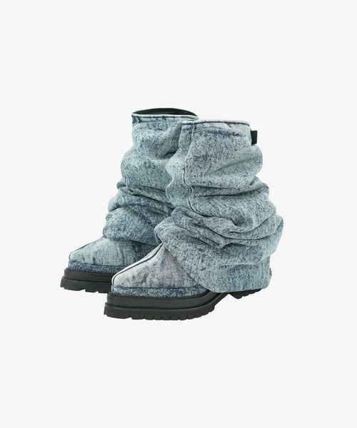 POOLDE(プールデ)の「LIQUID DENIM BOOTS(ブーツ・レディース・ブルー/ブラック・37/38)」の14枚目の写真