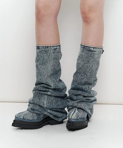POOLDE(プールデ)の「LIQUID DENIM BOOTS(ブーツ・レディース・ブルー/ブラック・37/38)」の16枚目の写真
