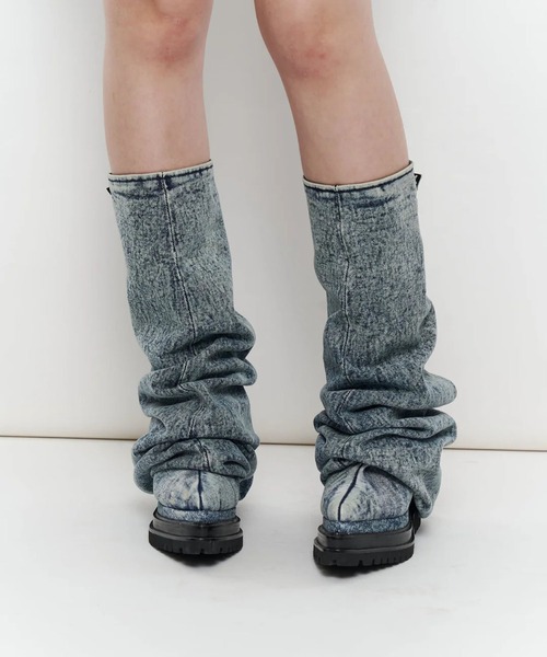 POOLDE(プールデ)の「LIQUID DENIM BOOTS(ブーツ・レディース・ブルー/ブラック・37/38)」の17枚目の写真