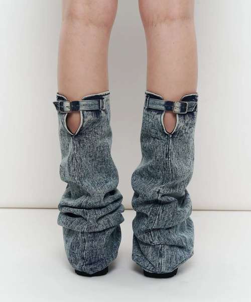 POOLDE(プールデ)の「LIQUID DENIM BOOTS(ブーツ・レディース・ブルー/ブラック・37/38)」の19枚目の写真