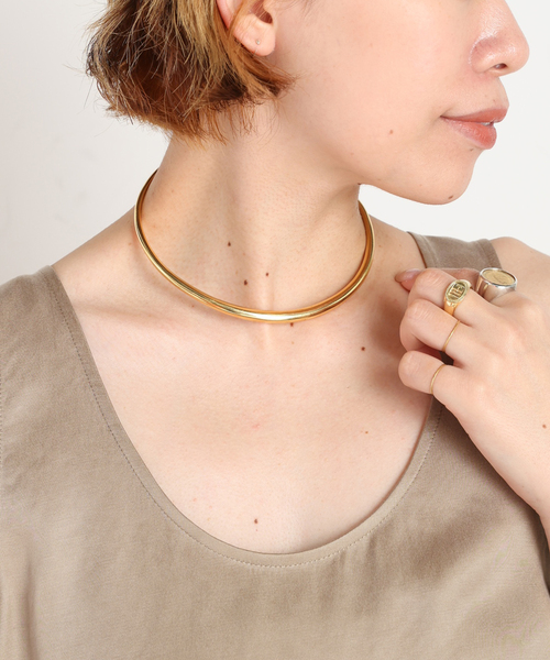 Gabriela Artigas(ガブリエラアルティガス)の「*【GABRIELA ARTIGAS】TUSK CHOKER(ネックレス・レディース・ゴールド・FREE)」の1枚目の写真