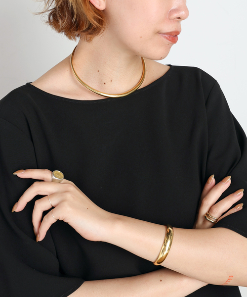 Gabriela Artigas(ガブリエラアルティガス)の「*【GABRIELA ARTIGAS】TUSK CHOKER(ネックレス・レディース・ゴールド・FREE)」の4枚目の写真
