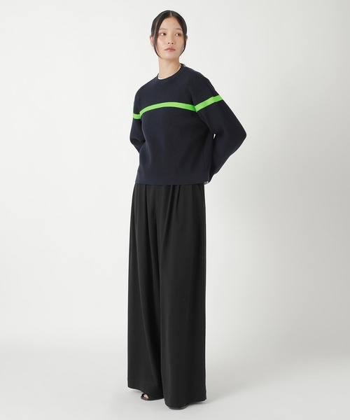 ZUCCa(ズッカ)の「HIGH TWIST TWILL JERSEY / パンツ(その他パンツ・レディース・ブラック・M size)」の5枚目の写真