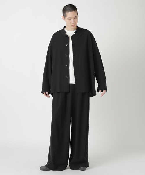 ZUCCa(ズッカ)の「HIGH TWIST TWILL JERSEY / パンツ(その他パンツ・レディース・ブラック・M size)」の6枚目の写真
