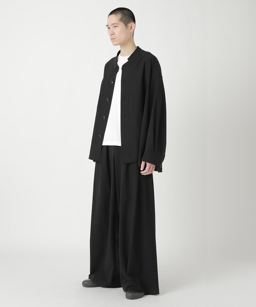 ZUCCa(ズッカ)の「HIGH TWIST TWILL JERSEY / パンツ(その他パンツ・レディース・ブラック・M size)」の7枚目の写真