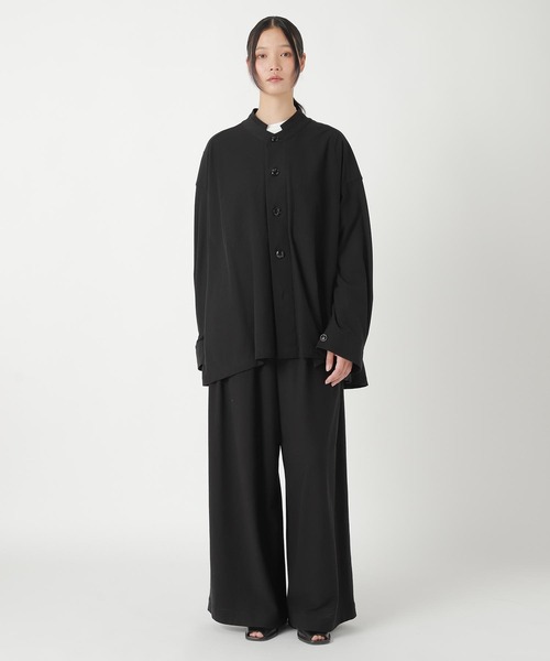 ZUCCa(ズッカ)の「HIGH TWIST TWILL JERSEY / パンツ(その他パンツ・レディース・ブラック・M size)」の9枚目の写真
