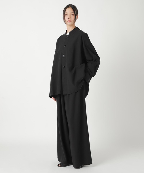 ZUCCa(ズッカ)の「HIGH TWIST TWILL JERSEY / パンツ(その他パンツ・レディース・ブラック・M size)」の10枚目の写真