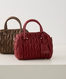MAGASIN DE MODE Chou Chou（マガジンデモードシュシュ）の「【MAGASIN DE MODE Chou Chou】シュシュエンボスミニボストン SNBD（ショルダーバッグ）」