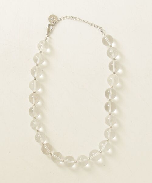PRANK PROJECT(プランクプロジェクト)の「クリスタルボールネックレス / Crystal Ball Necklace(ネックレス・レディース・クリア・FREE)」の1枚目の写真